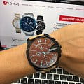 Diesel Diesel Mega Chief DZ4476  наручные мужские часы фото под углом.