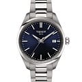 Tissot Tissot PR 100 T150.210.11.041.00 PR 100 T1502101104100 кварцевые женские часы  синий циферблат, браслет нержавеющая сталь — вид спереди