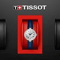 Tissot Tissot Bellissima Automatic T126.207.16.013.00 механические женские часы часы, крупный план белый циферблат