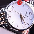 Tissot Tissot Tradition T063.610.22.037.01 мужские часы белый циферблат на запястье