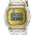 Casio Casio G-Shock DW-5035E-7 G-SQUAD DW-5035E-7ER электронные мужские часы  золотой циферблат, браслет пластик — вид спереди
