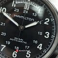 Hamilton H64455533 наручные мужские часы застежка крупным планом