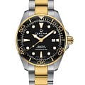 Certina Certina DS Action Diver C032.607.22.051.00 DS Action C0326072205100 механические мужские часы  черный циферблат, браслет сталь c pvd покрытием — вид спереди