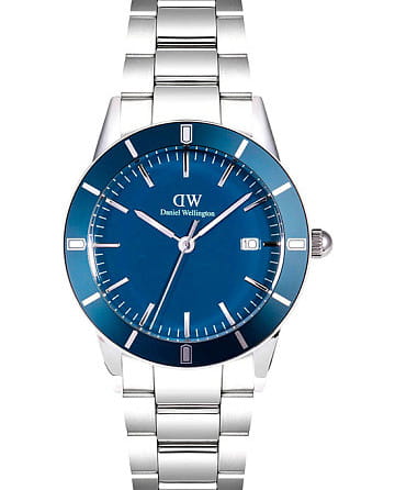 Daniel Wellington Iconic Paradigma Link Blue Enamel Silver DW00100820