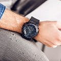 Casio Casio G-Shock GA-100-1A2NDR (GA-100-1A2DR) — наручные мужские часы наручные часы в перспективе черный циферблат
