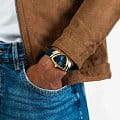 Hamilton Hamilton Ventura H24301941 мужские часы синий циферблат на запястье