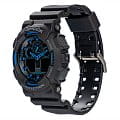 Casio Casio G-Shock GA-100-1A2NDR (GA-100-1A2DR) мужские часы черный циферблат на запястье