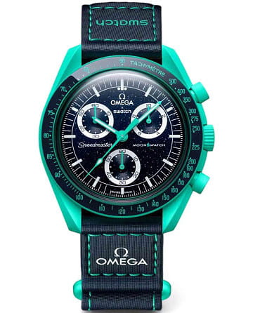 Swatch x Omega Bioceramic Moonswatch Mission on Earth: Polar Lights SO33L103