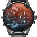 Diesel Diesel Mr. Daddy 2.0 DZ7452  DZ7452 кварцевые мужские часы  цветной циферблат, браслет сталь с ip покрытием — вид спереди