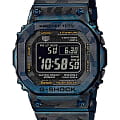 Casio Casio G-Shock GMW-B5000TCF-2 лимитированной серии GMW-B5000TCF-2ER электронные мужские часы  черный циферблат, браслет титановый c ip покрытием — вид спереди