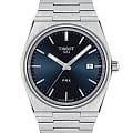 Tissot Tissot PRX Ocean Blue T137.410.11.041.00  T1374101104100 кварцевые мужские часы  синий циферблат, браслет нержавеющая сталь — вид спереди