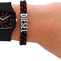 Diesel Diesel DZ2191SET кварцевые мужские часы часы, крупный план черный циферблат