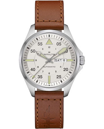 Hamilton Khaki Aviation Pilot Day Date Auto H64635550