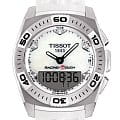 Tissot Tissot Touch Collection Racing-Touch T002.520.17.111.00 T Touch T0025201711100 кварцевые мужские часы  белый циферблат, браслет каучук — вид спереди