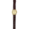 Casio Casio MTP-V001GL-9BUDF (MTP-V001GL-9B) mtp японские мужские часы на браслете 18-каратное желтое золото боковой вид