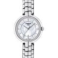 Tissot Tissot Flamingo T094.210.11.111.00 Flamingo T0942101111100 кварцевые женские часы  перламутровый циферблат, браслет нержавеющая сталь — вид спереди