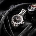 Hamilton Hamilton Khaki Navy Frogman Auto H77815130 механические мужские часы часы, крупный план черный циферблат