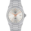 Tissot Tissot PRX 35 mm T137.210.11.031.00  T1372101103100 кварцевые женские часы  серебристый циферблат, браслет нержавеющая сталь — вид спереди