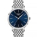 Tissot Tissot Everytime Lady T143.210.11.041.00 Everytime T1432101104100 кварцевые женские часы  синий циферблат, браслет нержавеющая сталь — вид спереди