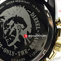 Diesel Diesel Mega Chief DZ4485 мужские часы золотой циферблат на запястье