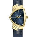 Hamilton Hamilton Ventura H24301941  H24301941 кварцевые мужские часы  синий циферблат, браслет кожаный — вид спереди