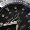 Hamilton Hamilton Khaki Navy Scuba Automatic H82515130 мужские часы черный циферблат на запястье