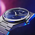 Оригинальные часы Tissot Tissot PRX Ocean Blue T137.410.11.041.00 кварцевые калибр механизма eta f06.115 общий вид