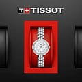 Tissot Tissot Flamingo T094.210.11.111.00 кварцевые женские часы часы, крупный план перламутровый циферблат