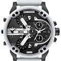 Diesel Diesel Mr Daddy 2.0 DZ7478  DZ7478 кварцевые мужские часы  черный циферблат, браслет силикон — вид спереди