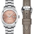 Tissot Tissot T-My Lady Automatic T132.007.11.336.00 T My Lady T1320071133600 механические женские часы  розовый циферблат, браслет нержавеющая сталь — вид спереди