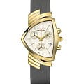 Hamilton Hamilton Ventura Chrono Quartz H24422751  H24422751 кварцевые мужские часы  белый циферблат, браслет нержавеющая сталь — вид спереди
