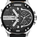 Diesel Diesel Mr. Daddy 2.0 DZ7313  DZ7313 кварцевые мужские часы  черный циферблат, браслет кожаный — вид спереди