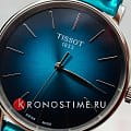 Tissot T1432101709100 наручные женские часы застежка крупным планом