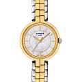 Tissot Tissot Flamingo T094.210.22.111.01 Flamingo T0942102211101 кварцевые женские часы  перламутровый циферблат, браслет сталь c pvd покрытием — вид спереди