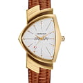 Hamilton Hamilton Ventura Quartz H24301511  H24301511 кварцевые мужские часы  белый циферблат, браслет кожаный — вид спереди