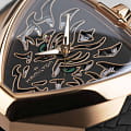 Hamilton Hamilton Ventura Elvis80 Skeleton Auto H24525332 механические мужские часы часы, крупный план черный циферблат