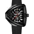 Hamilton Hamilton Ventura Elvis80  Skeleton Auto H24535332  H24535332 механические мужские часы  черный циферблат, браслет каучук — вид спереди