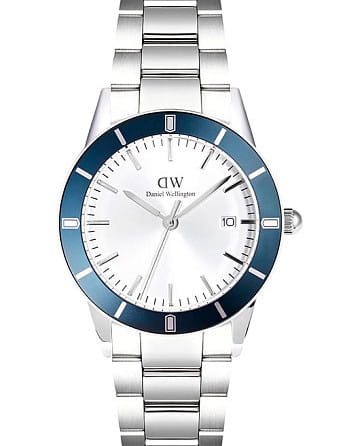Daniel Wellington Iconic Paradigma Link Blue Bezel Silver DW00100818