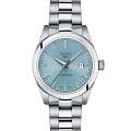 Tissot Tissot T-My Lady Automatic T132.007.11.351.00 T My Lady T1320071135100 механические женские часы  синий циферблат, браслет нержавеющая сталь — вид спереди