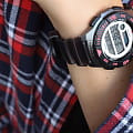 Casio Casio Collection LWS-1100H-8A  японские женские часы на браслете пластик боковой вид