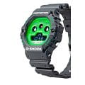 Casio Casio G-Shock DW-5900RS-1ER электронные мужские часы часы, крупный план зеленый циферблат