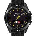 Tissot Tissot T-Touch Connect Sport Jungfraubahn Т153.420.47.051.06 T Touch Т1534204705106 кварцевые мужские часы  черный циферблат, браслет тканевый — вид спереди
