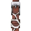 Tissot Tissot Lovely Square T058.109.17.036.00 t-lady швейцарские женские часы на браслете кожаный боковой вид