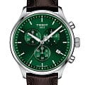 Tissot Tissot Chrono XL Classic T116.617.16.091.00 Chrono XL T1166171609100 кварцевые мужские часы  зеленый циферблат, браслет кожаный — вид спереди