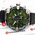 Diesel Diesel Spiked DZ4626 кварцевые мужские часы часы, крупный план зеленый циферблат