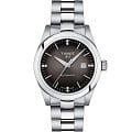 Tissot Tissot T-My Lady Automatic T132.007.11.066.00 T My Lady T1320071106600 механические женские часы  черный циферблат, браслет нержавеющая сталь — вид спереди