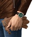Tissot Tissot Chrono XL Classic T116.617.16.092.00 кварцевые мужские часы часы, крупный план зеленый циферблат