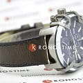 Diesel Diesel Griffed DZ4604 кварцевые мужские часы часы, крупный план синий циферблат
