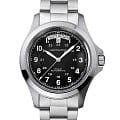 Hamilton Hamilton Khaki Field King Auto H64455133  H64455133 механические мужские часы  черный циферблат, браслет нержавеющая сталь — вид спереди
