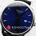 Tissot Tissot Tradition T063.610.16.047.00 кварцевые мужские часы часы, крупный план синий циферблат